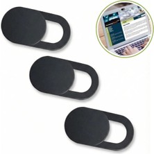 Pazarcan Mey Ithalat® 3’lü Webcam Kapatıcı – Laptop, Tablet Telefon Uyumlu Gizlilik Kamera Kapağı (Plast