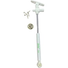 Pazarcan Mey Ithalat® Frenli Gazlı Dolap Kapağı Pistonu 100 N Beyaz