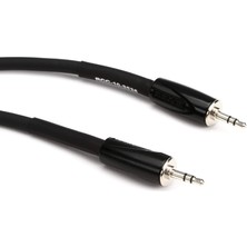 Roland Siyah Serisi Ara Bağlantı Kablosu, 3,5 mm Trs - 3,5 mm Trs, Dengeli, 10 Fit
