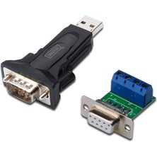 Digitus Usb'den Seri Adaptöre - RS485 Dönüştürücü - USB 2.0 Tip-A - Dsub 9m - Ftdi FT232RL Yonga Set