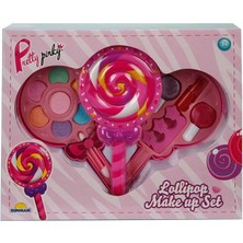 Pazarcan Mey Ithalat® 2598 Lolipop Şekilli 2 Katlı Makyaj Güzellik Seti