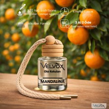 Velvox Mandalina Oto Kokusu 8 ml Yağ Bazlı Uzun Süre Kalıcı Askılı Araç Kokusu
