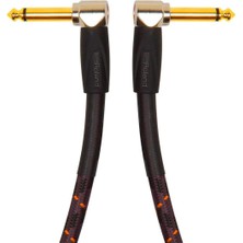 Roland Altın Serisi Enstrüman Kablosu, Açılı/açılı 1/4-Inç Jack, 1-Ayak
