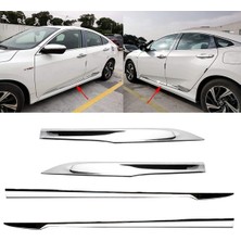 Dekis Cıvıc Fc5 2016-2021 Uyumlu Nıkelaj Kapı Cıtası