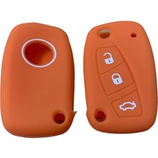 Fiat Panda Fıorıno Lınea Doblo Ducato Silikon Anahtar Kılıf