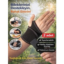 Ankaflex 2 Adet Exp Medikal Ortopedik Spor Bandı Statik El Bilek Ateli Splinti Bilekliği Aparatı
