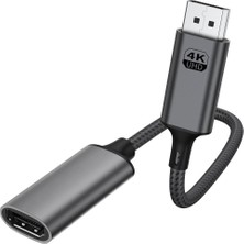 Levels Displayport -  HDMI Çevirici Kablo 20CM 4K 30Hz