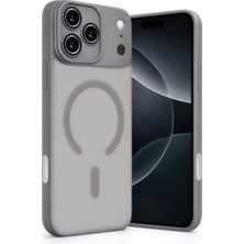 Newface Apple iPhone 17 Pro Max Jota Lensli Magsafe Kapak - Titan Gri