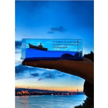 Hediyesahibi Kişiye Özel Yazılı Batmayan Aşk Gemisi Sevgiliye Hediye