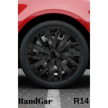Volkswagen Polo 14 Inç Jant Kapağı (4 Adet) Siyah S114