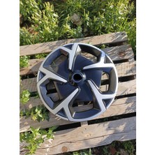 Yk Citroen C-Elysee / C1 / C2 / C3 / C4 / Berlingo / Nemo Uyumlu 15 Inç Jant Kapağı 4'lü Takım Amblem Hediyeli