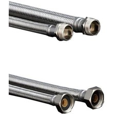 Pazarcan 3/8x3/8 Nipelli Flex Hortum 40 cm