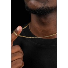 Bluem Paslanmaz Çelik Ince Arpa Zincir - Ithal Kararmaz Zincir Kolye