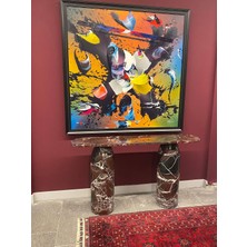 Adomar Marble Vişne Mermer Dresuar