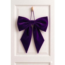 Hobizer Tekstil Kapı Süsü Yeşil Fiyonk 40X50 cm