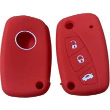 Fiat Punto Panda Fıorıno Lınea Doblo Ducato Silikon Anahtar Kılıf