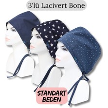 Doktorbonem Standart Beden 3lü Lacivert Bone Lacivert Tek Renk Lacivert Büyük Yıldızlar Koyu Lacivert Yapraklar