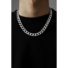 Bluem Paslanmaz Çelik Erkek Kalın Arpa Zincir - Ithal Kararmaz Çelik