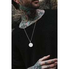 Bluem Paslanmaz Çelik Yuvarlak Düz Kolye- Ithal Kararmaz Çelik