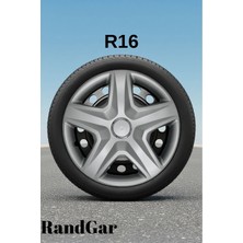 Citroen C-Crosser 16 Inç Jant Kapağı (4 Adet) Gri G105