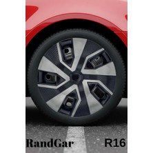 Bmw 16 Inç Jant Kapağı (4 Adet) Siyah Füme C114