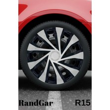 Hyundai Accent Era 15 Inç Jant Kapağı (4 Adet) Siyah Gri C123