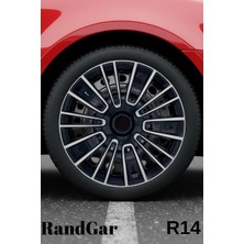 Honda Cr-Z 14 Inç Jant Kapağı (4 Adet) Siyah Gri C115
