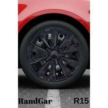 Renault Symbol 15 Inç Jant Kapağı (4 Adet) Siyah S109