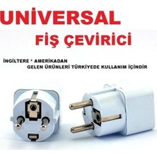 Eyepc Türkiye Elektrik Priz Ucu Dönüştürücüsü Jak