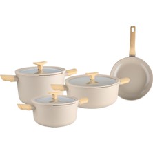 Berghoff Leo Balance 7 Parça Tencere Seti Latte