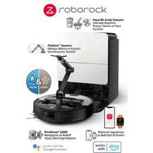 Roborock Saros Z70 Gümüş Robot Süpürge: 22.000 Pa Emiş Gücü, Omnigrip Mekanik Kol, 40MM Engel Aşma, 80°c Hijyenik Paspas Yıkama ve Kurutma Istasyonlu, 3D Tof Navigasyon, 180 Dakika Çalışma Süresi