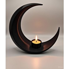 3D Baskıhilaldesenli Mumluk