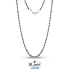 Bluem Axıs Serisi Twist 4 mm Erkek Çelik Zincir Kolye
