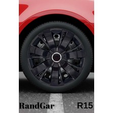 Opel Adam 15 Inç Jant Kapağı (4 Adet) Siyah S113