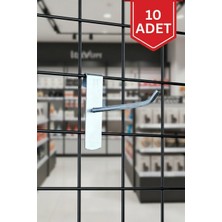 Raffar Tel Pano Kancası 10 Adet 10 cm Raf ve Tel Askısı Tel Çubuk
