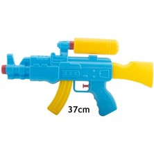 Abnturk Çocuklara M16 Tip 37CM Büyük Boy Su Tabancası 10 Metreye Kadar Su Fışkırtır Kaliteli Plastik