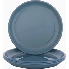 Barebones Rolled Enamelware Plate Kamp Mutfağı 4’lü Emaye Tabak