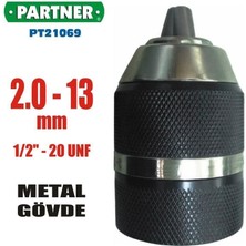 Pazarcan Partner 21069 Anahtarsız Mandren 13 mm 1/2
