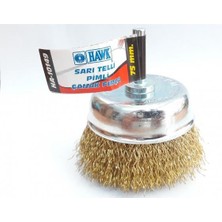 Pazarcan HA10149 Pimli Sarı Tel Çanak 75 mm