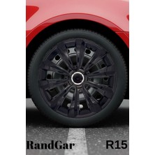Renault Clio 4 15 Inç Jant Kapağı (4 Adet) Siyah S118