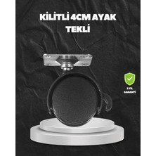 Azrlya Kilitli 4 cm Evrensel Tekerlek Ayak Tek Adet - Lisinya