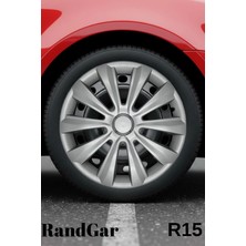 Peugeot 206 15 Inç Jant Kapağı (4 Adet) Gri G118