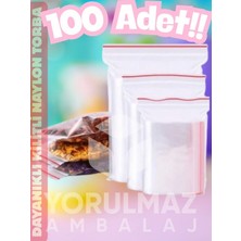 Yorulmaz Ambalaj 💚17X23 Kilitli Torba 100’LÜ – Şeffaf Zipli Poşet (Orta Boy Dayanıklı)