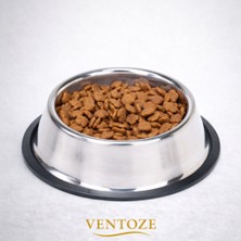 Ventoze Kedi ve Köpek Paslanmaz Çelik Mama Kabı | Kararmaz Kaymaz Hijyenik Kedi Köpek Su Kabı