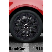 Renault Kangoo 16 Inç Jant Kapağı (4 Adet) Siyah S119