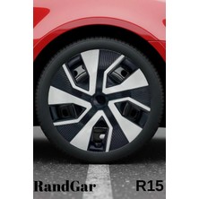 Renault Scenic Rx4 15 Inç Jant Kapağı (4 Adet) Siyah Gri C113