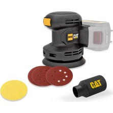 Cat DX42B 18VOLT 125MM Profesyonel Devir Ayarlı Eksantrik Zımpara (Akü Dahil Değildir)