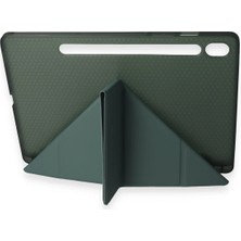 Zemira Home Newface Samsung Galaxy T870 Tab S7 11 Kılıf Kalemlikli Mars Tablet Kılıfı - Koyu Yeşil