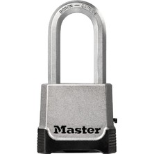 Master Lock Yüksek Güvenlikli Asma Kilit, Çinko, Xl Kulp, Dış Mekan, M176EURDLH, Depolama Alanları,