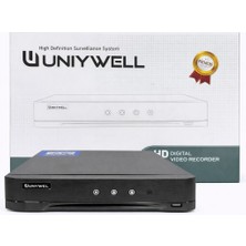 Uniywell Unıywell UNW-P104  4 Kanal 5mp H.265  Dvr Kayıt Cihazı